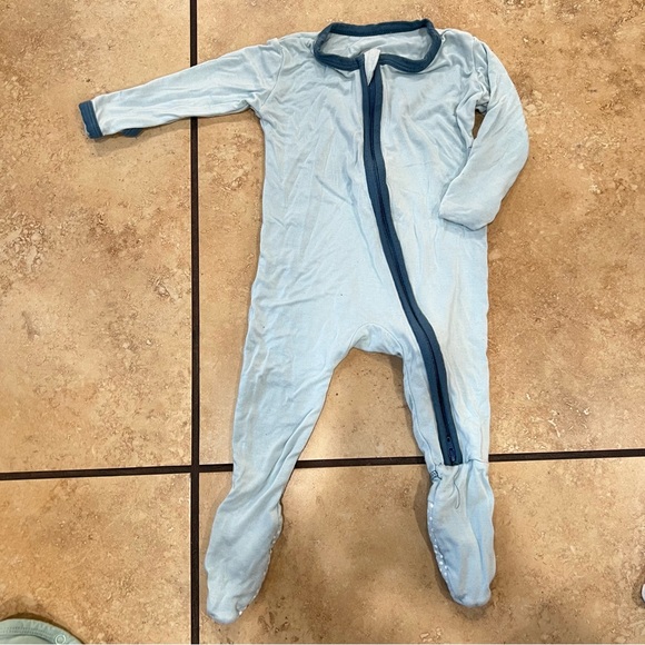Bamboo Pjs KicKee Pants Baby Soft Stretchy Cool Fresh Pjs Size 3-6 months - Picture 2 of 9